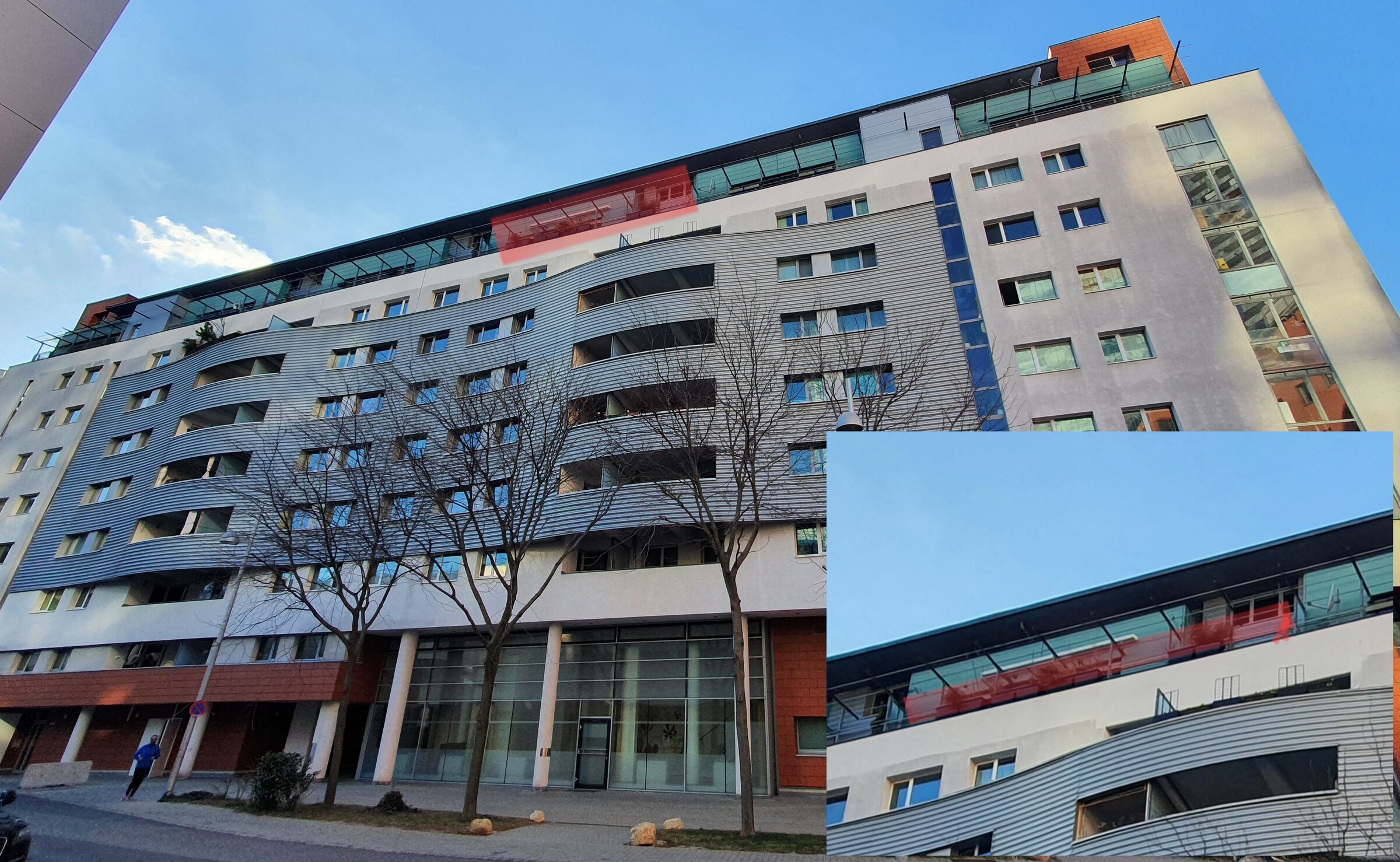 Lage im Dachgeschoss