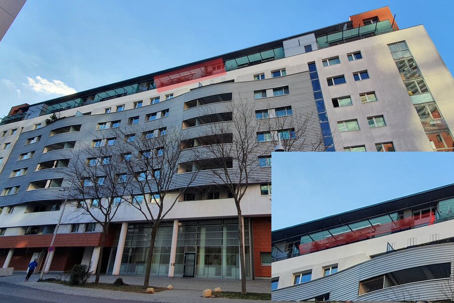 Lage im Dachgeschoss