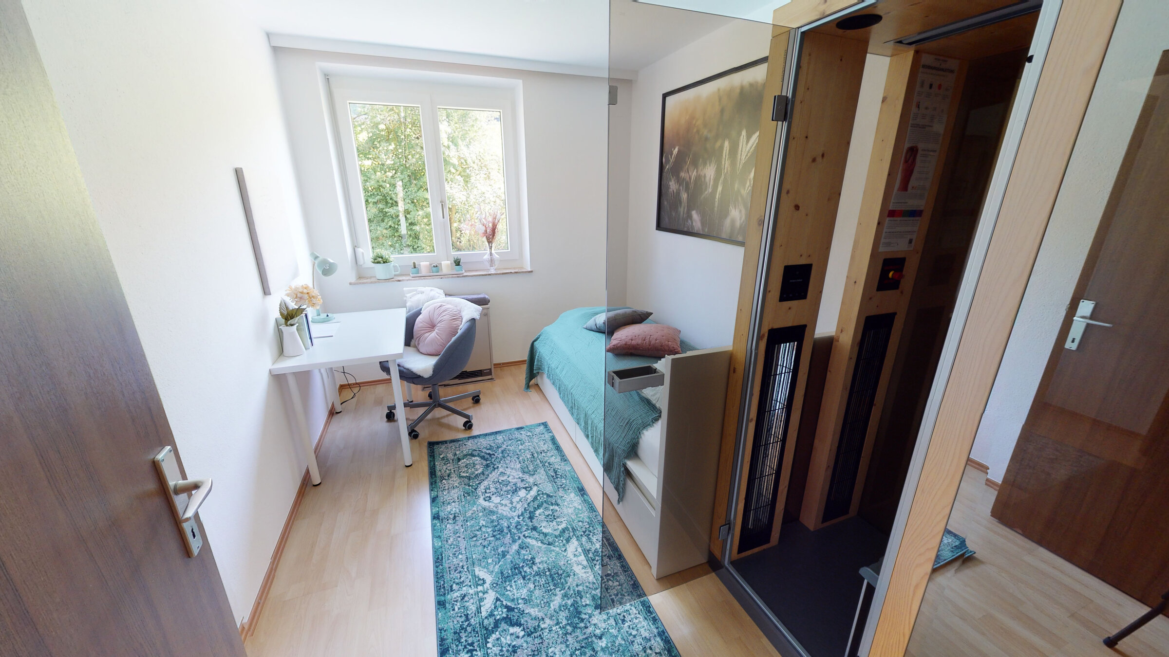 Schlafzimmer 1 inkl. Infrarot