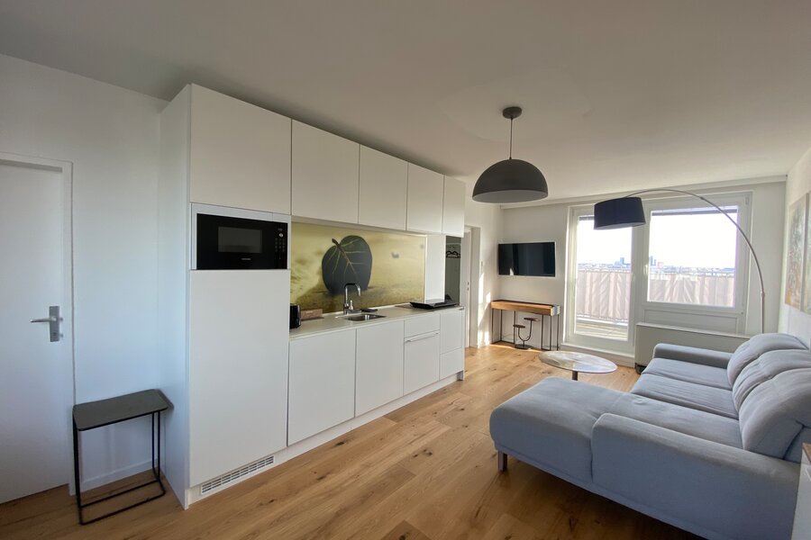 Living Room - Kitchen