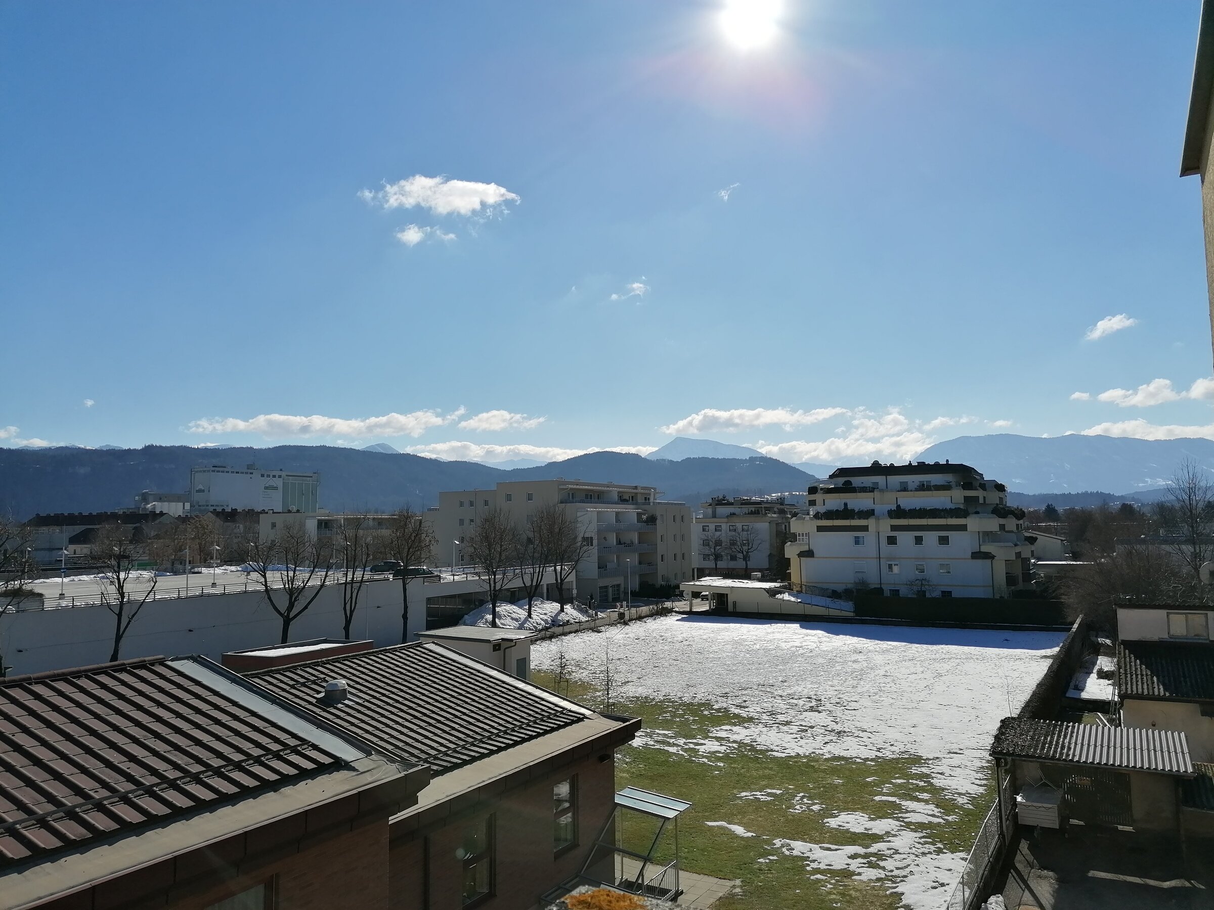Ausblick vom Balkon