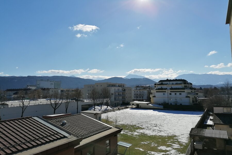 Ausblick vom Balkon