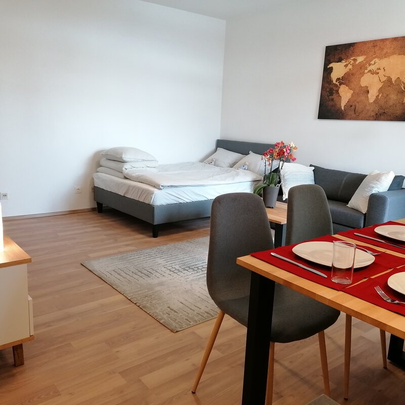 Wohn,- Schlafbereich