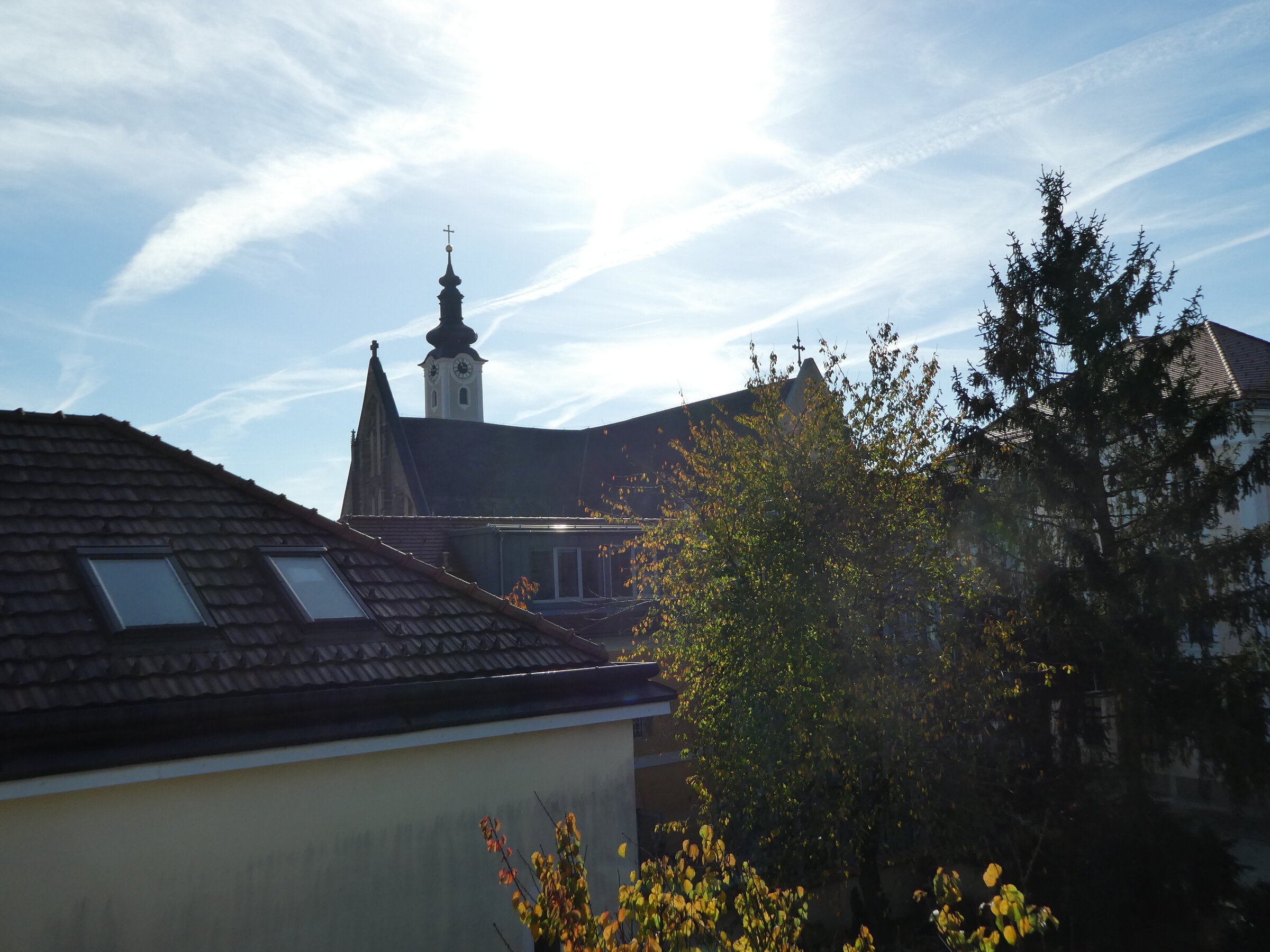 Ausblick vom Balkon