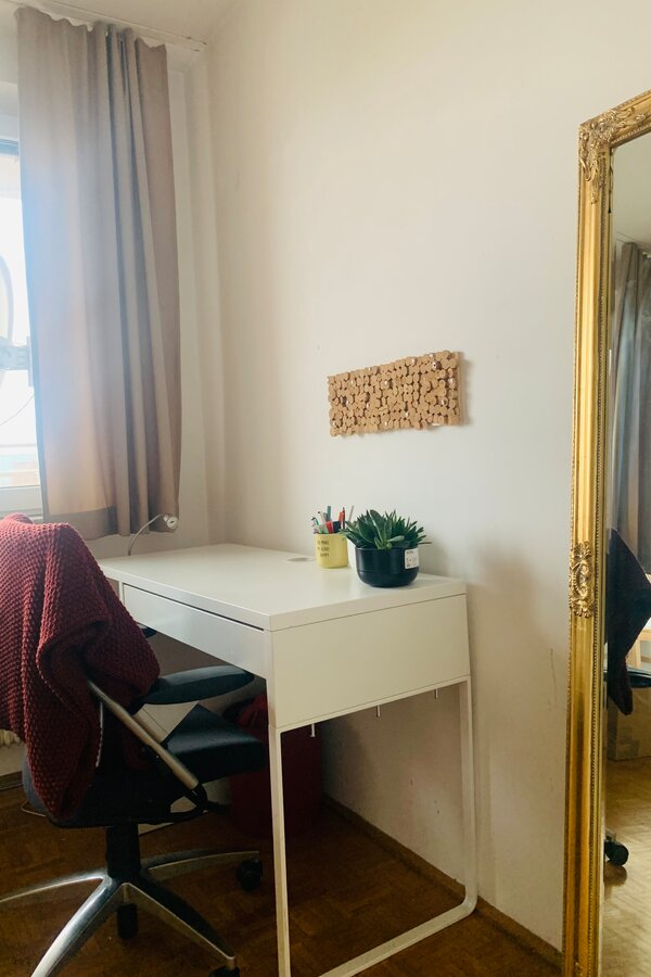 Desk with office chair