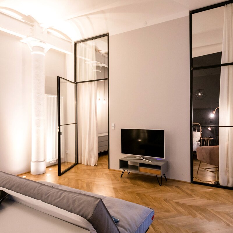 indirekte Beleuchtung der Säulen 