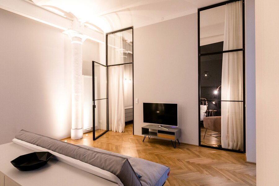 indirekte Beleuchtung der Säulen 