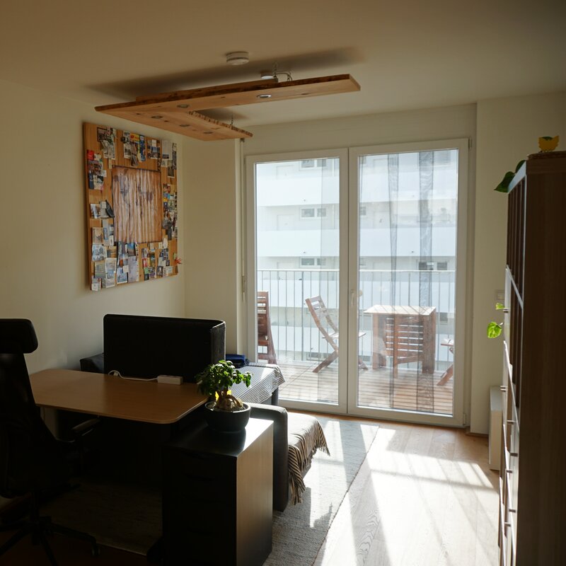 Blick in das Wohnzimmer