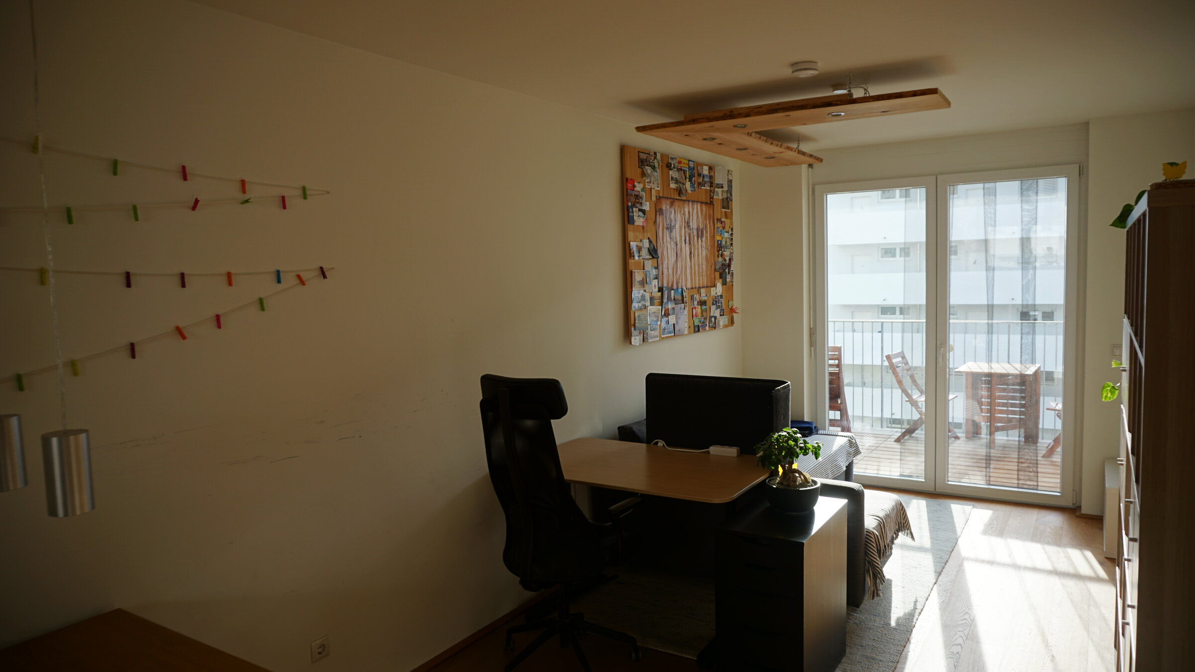 Blick in das Wohnzimmer