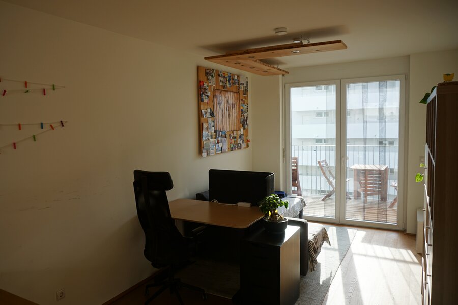 Blick in das Wohnzimmer