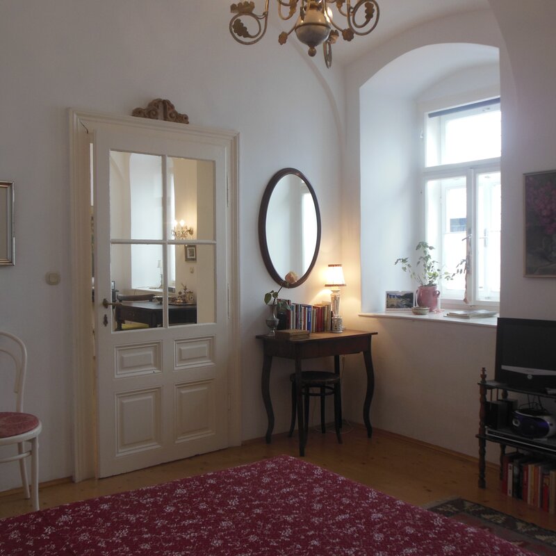 Desk in the bed room