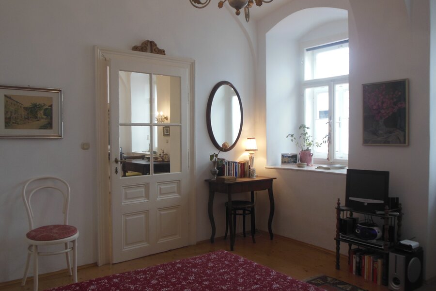 Desk in the bed room