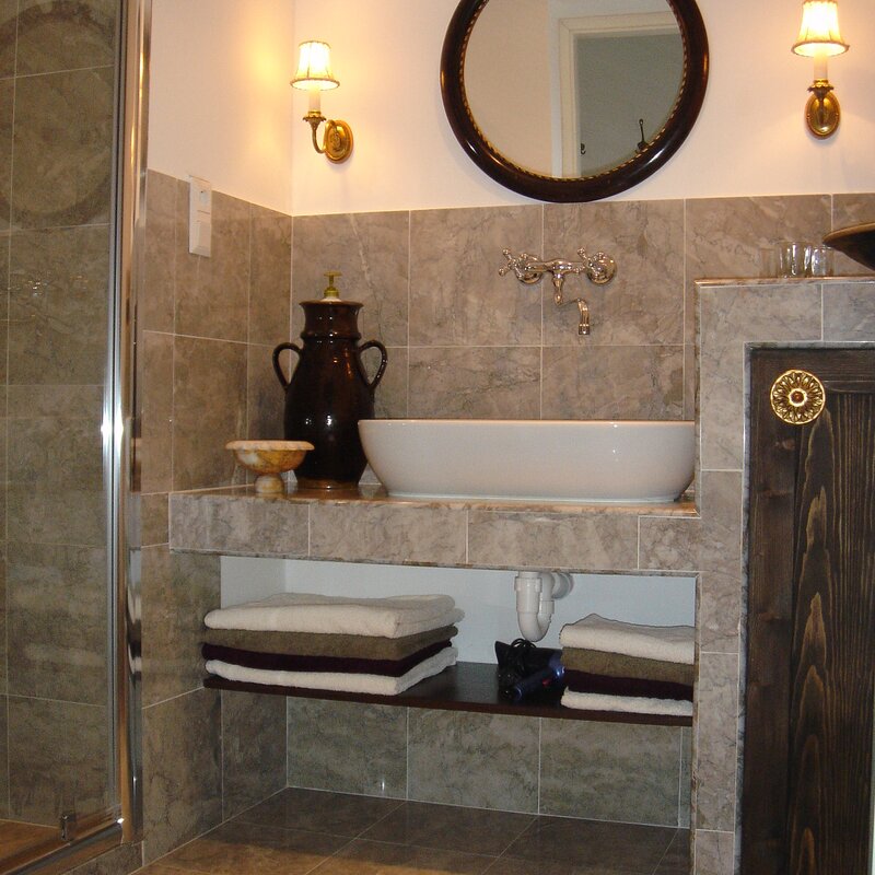 Marble bathroom