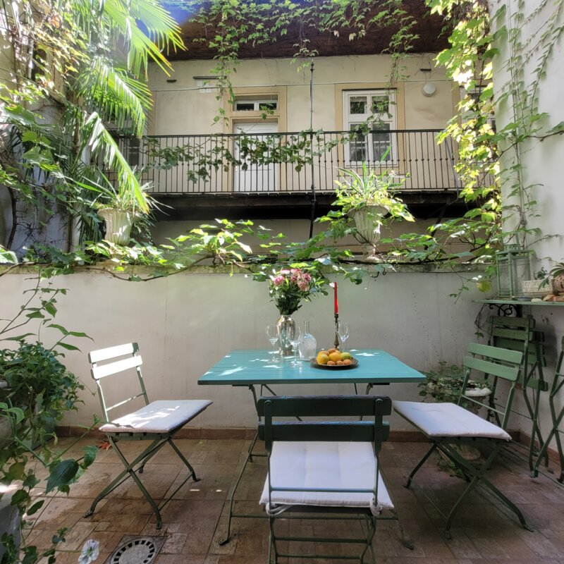 Morning on the terrace