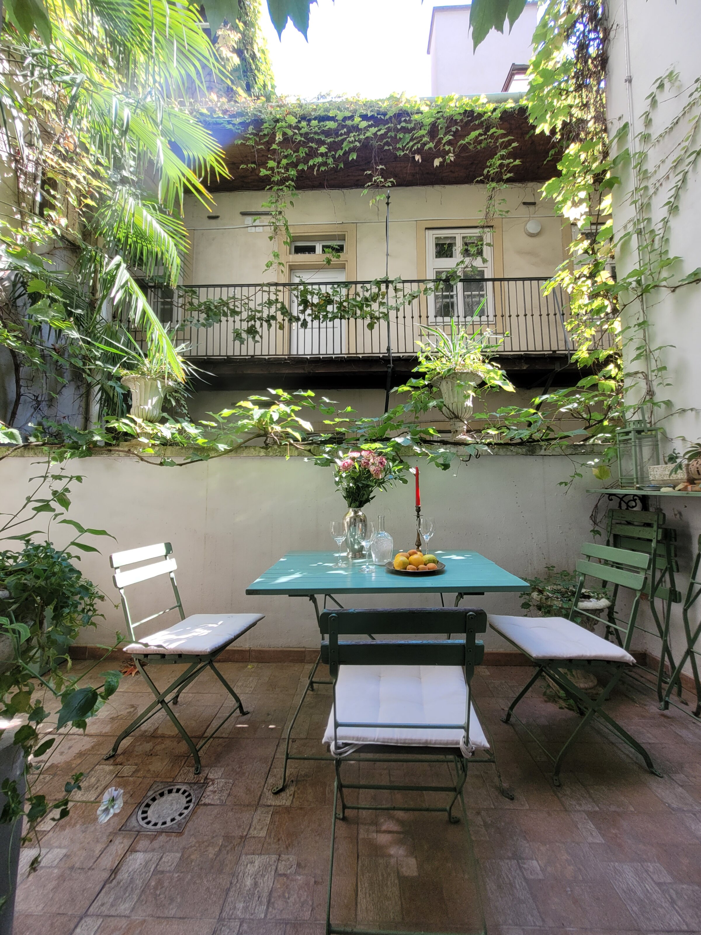 Morning on the terrace