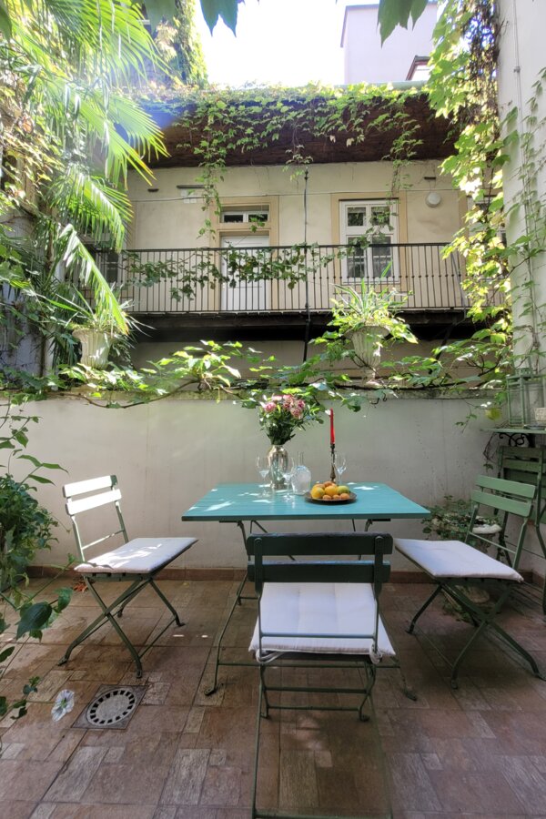 Morning on the terrace