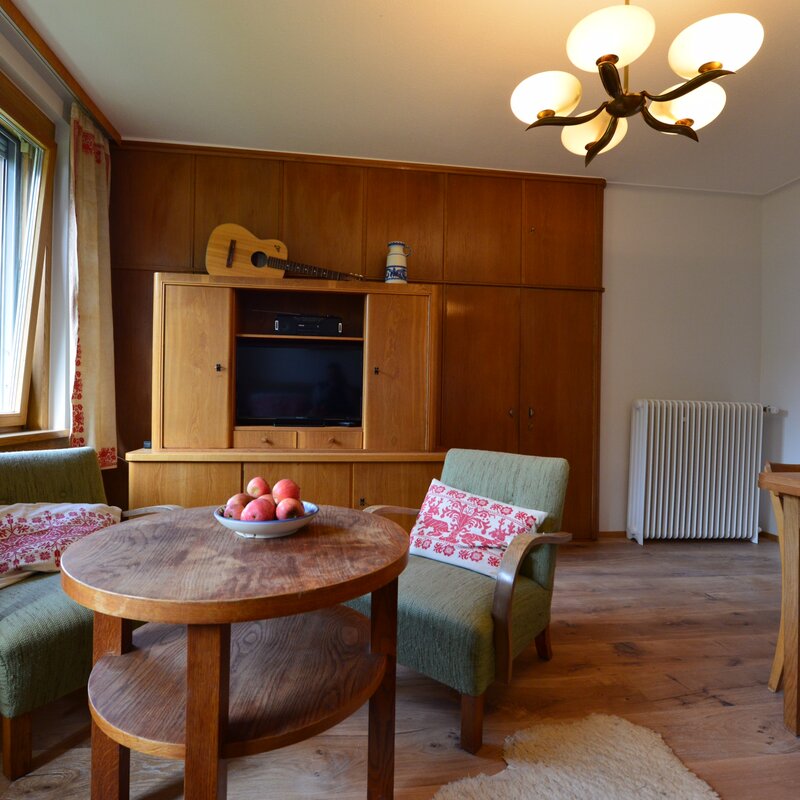 Ansicht vom Sofa aus