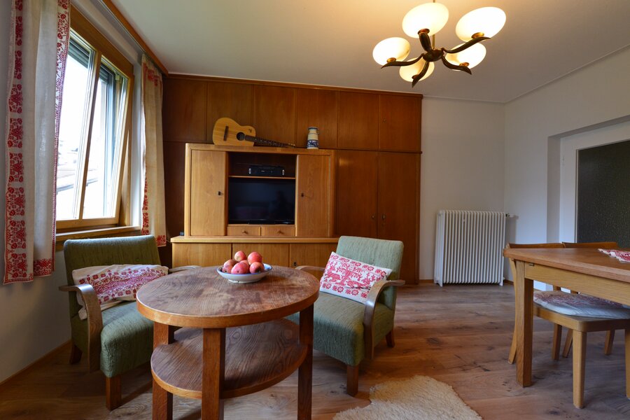 Ansicht vom Sofa aus