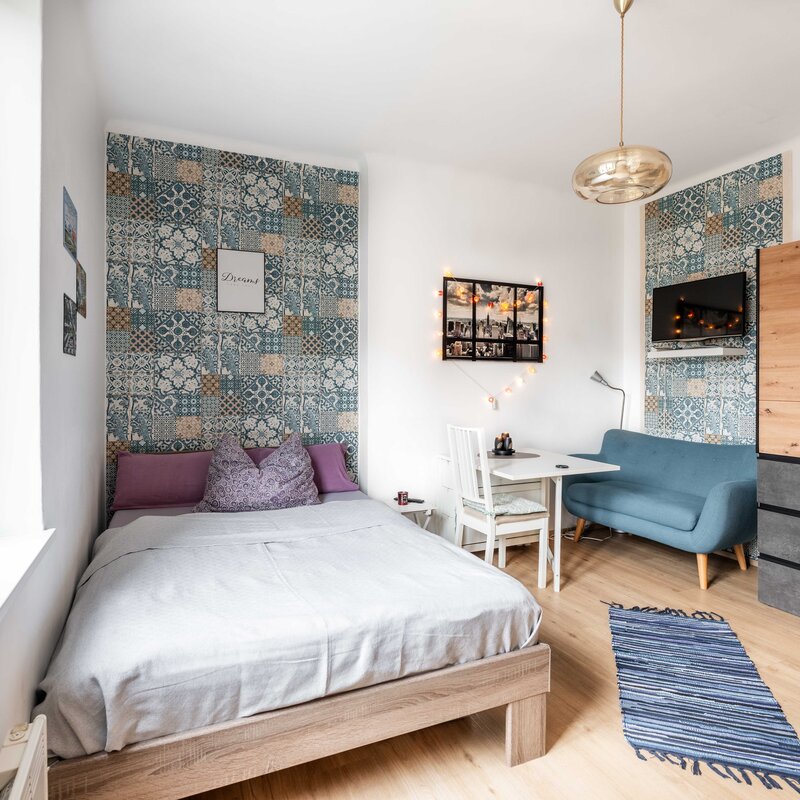 Furnished 1-room apartment with modern interior – short-term rental & temporary housing for 1 to 6 months in Salzburg