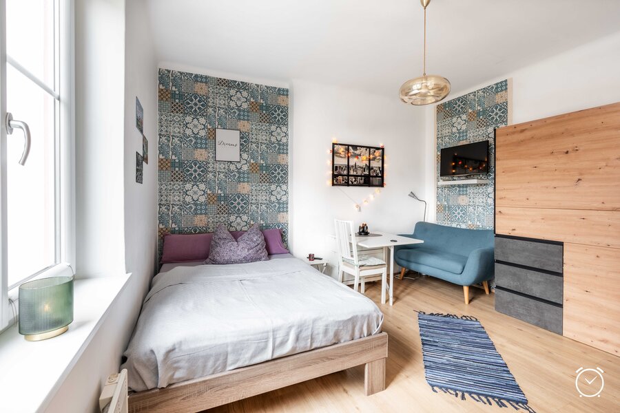 Furnished 1-room apartment with modern interior – short-term rental & temporary housing for 1 to 6 months in Salzburg