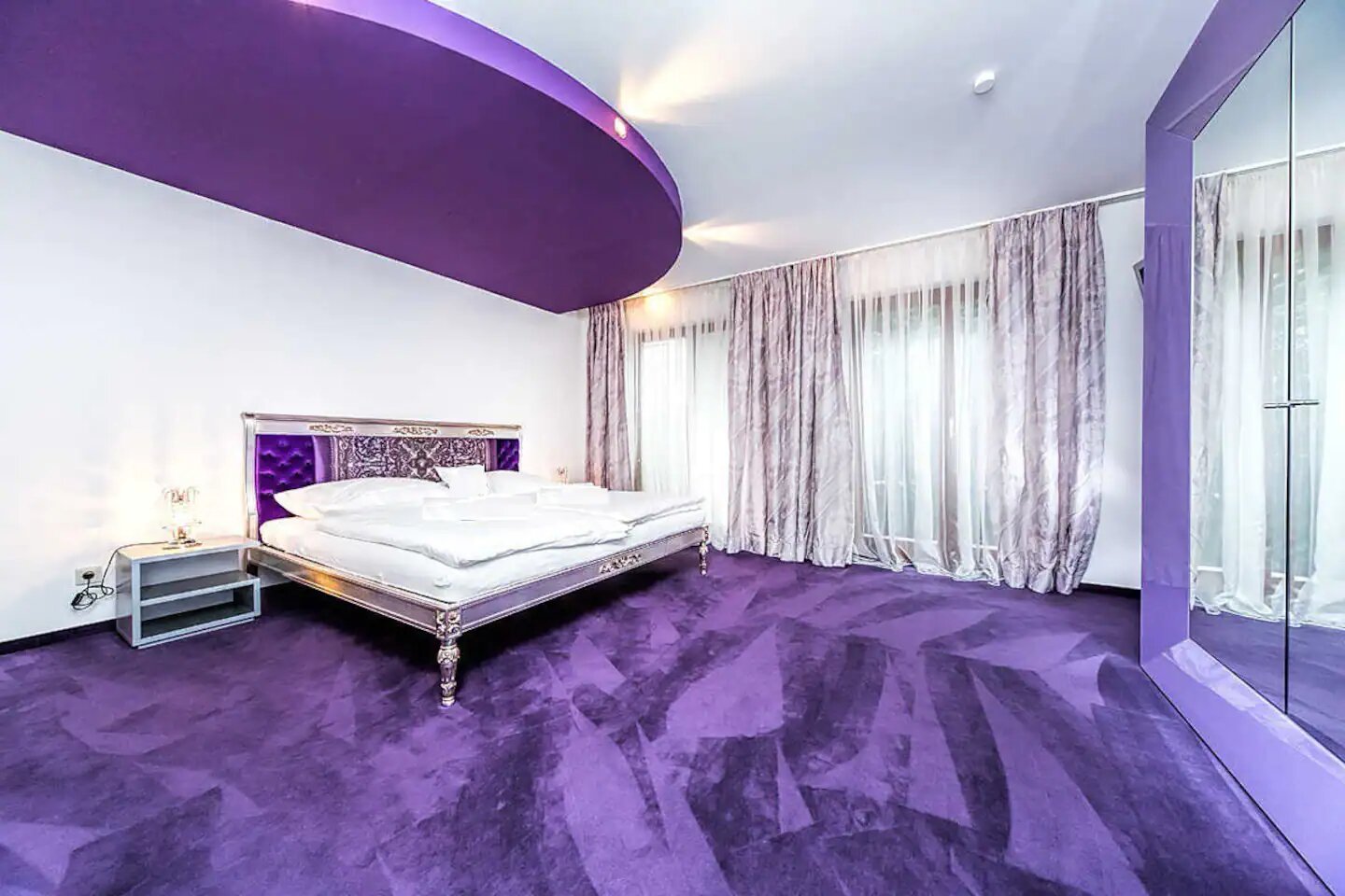 Schlafzimmer mit Sternenhimmel