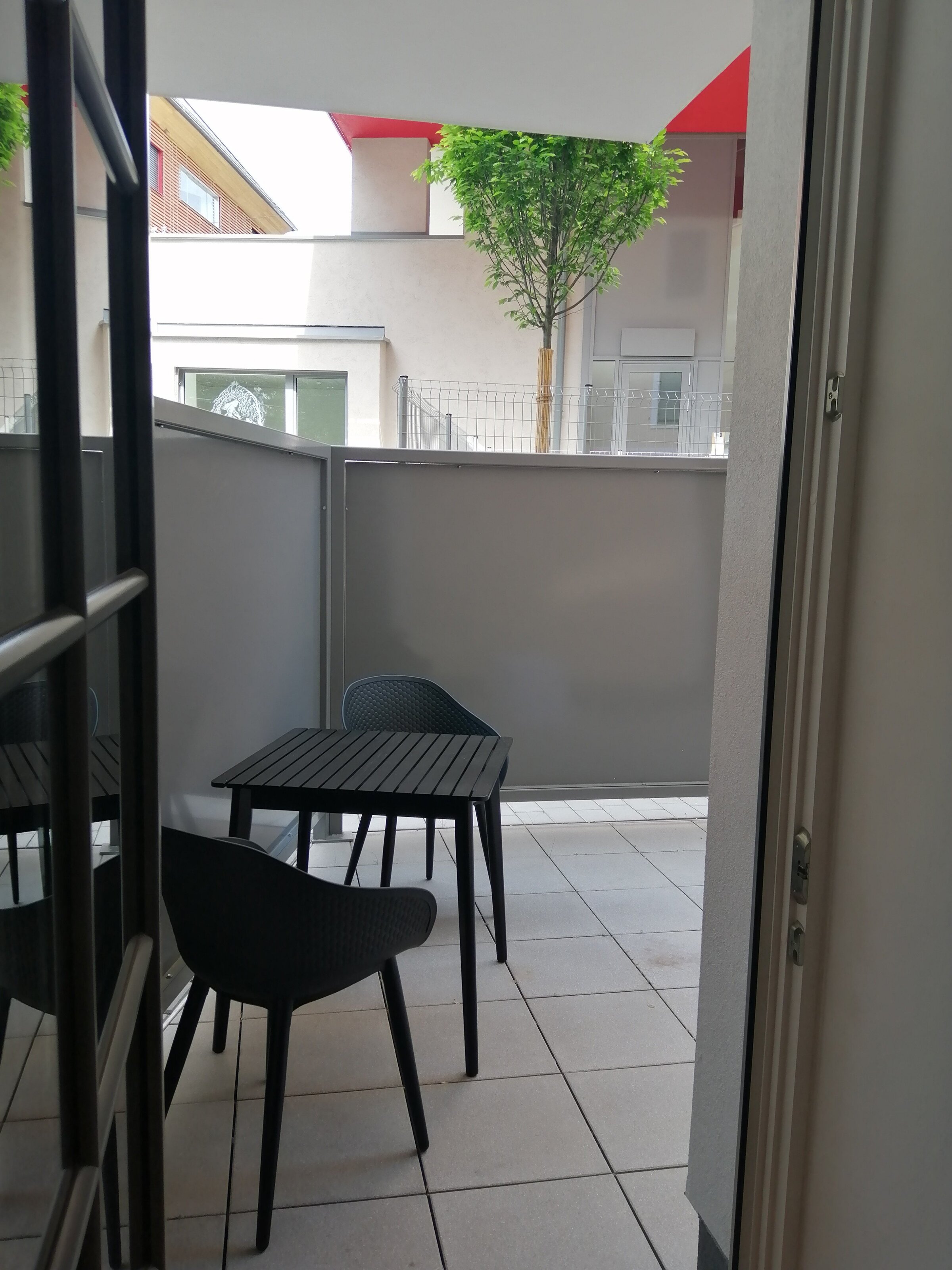 Blick auf die Terrasse