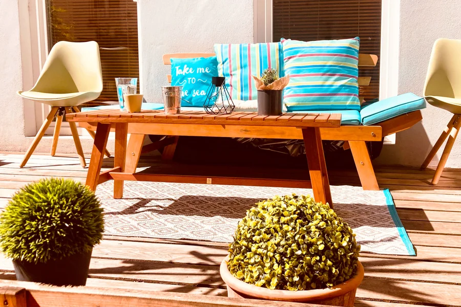 Terrasse mit gemütlicher Sitzmöglichkeit (ACHTUNG - das Foto ist aufgrund einer Eneuerung der Terrasse nicht mehr aktuell) | © Sammer