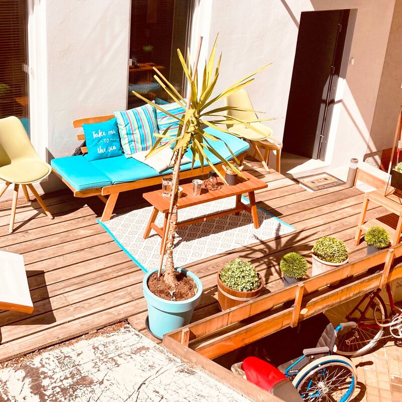 Terrasse mit gemütlicher Sitzmöglichkeit (ACHTUNG - das Foto ist aufgrund einer Eneuerung der Terrasse nicht mehr aktuell) | © Sammer