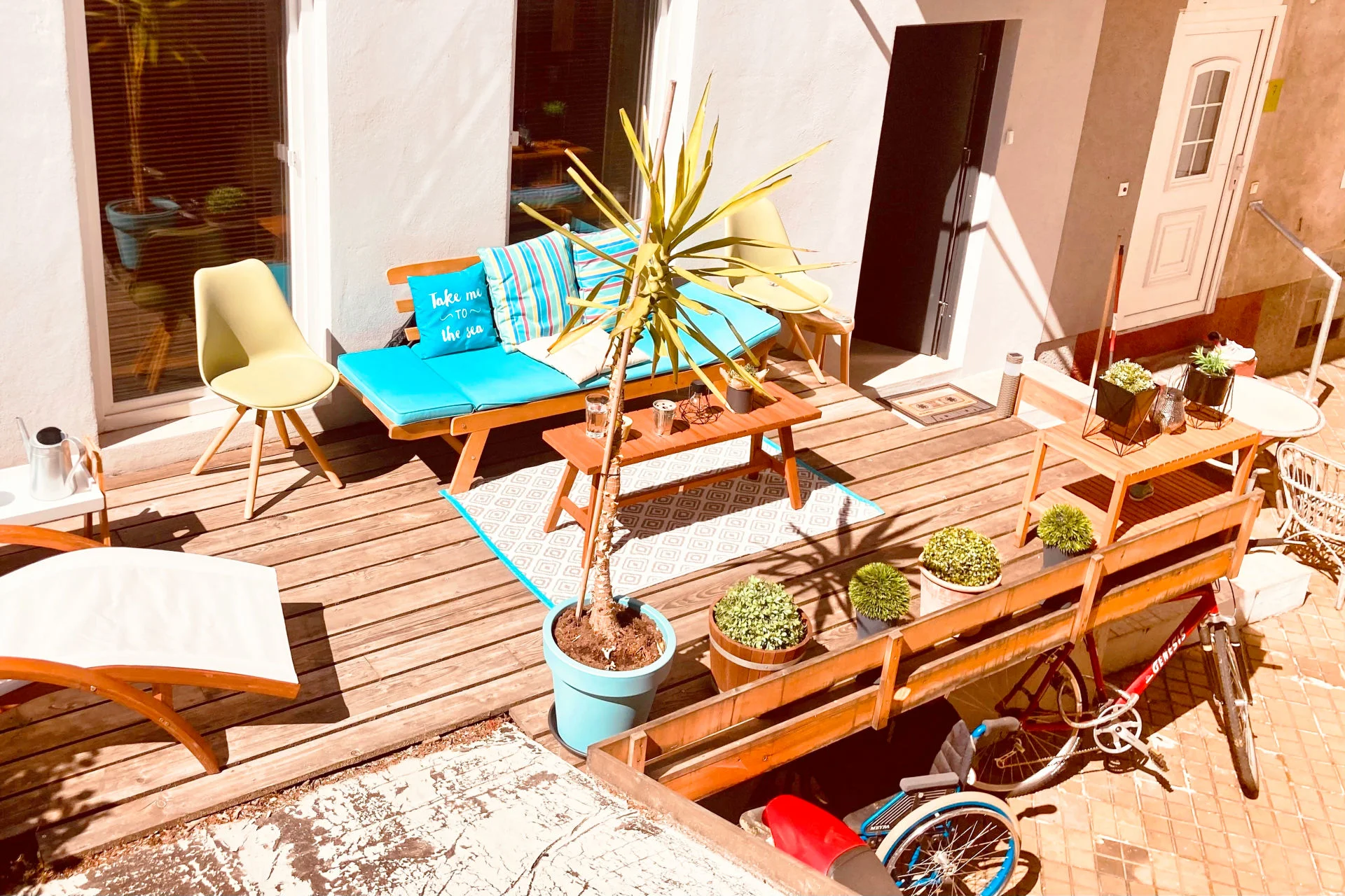 Terrasse mit gemütlicher Sitzmöglichkeit (ACHTUNG - das Foto ist aufgrund einer Eneuerung der Terrasse nicht mehr aktuell) | © Sammer