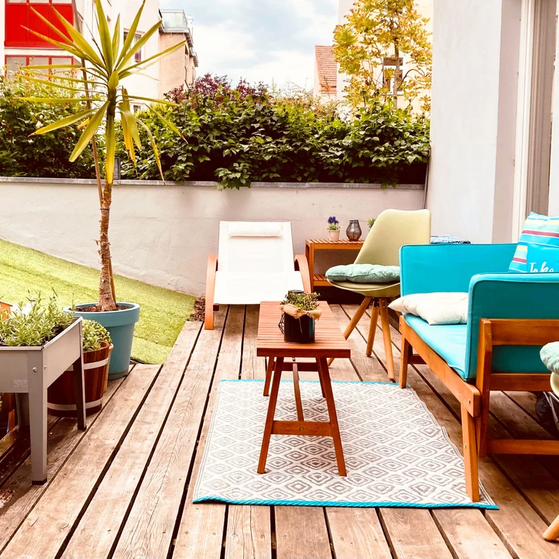 Terrasse mit gemütlicher Sitzmöglichkeit (ACHTUNG - das Foto ist aufgrund einer Eneuerung der Terrasse nicht mehr aktuell) | © Sammer