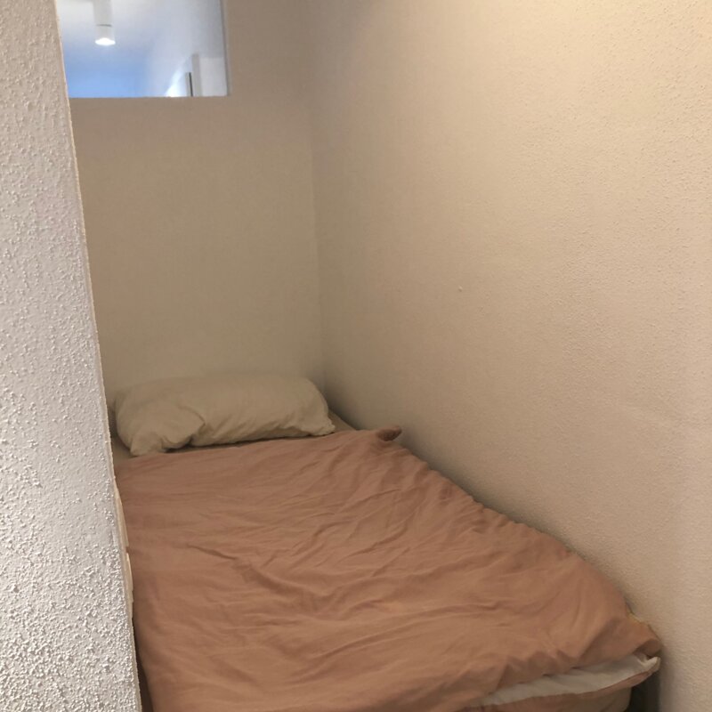 verstecktes Bett