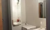 Shower, separate toilet