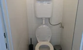 Toilet with hand wash basin