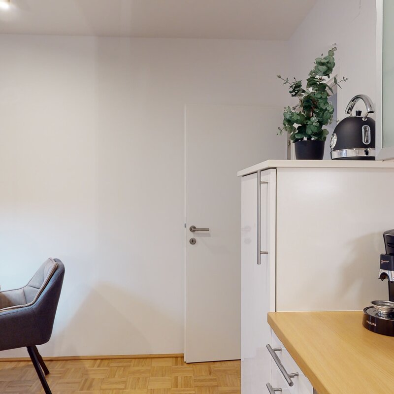 Küche und Essbereich 