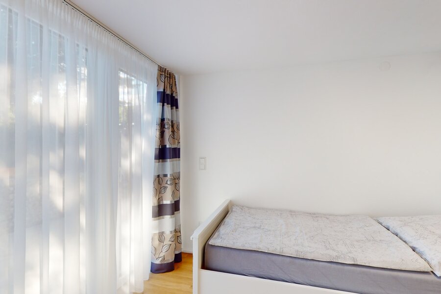 Schlafzimmer mit 2 Einzelbetten 