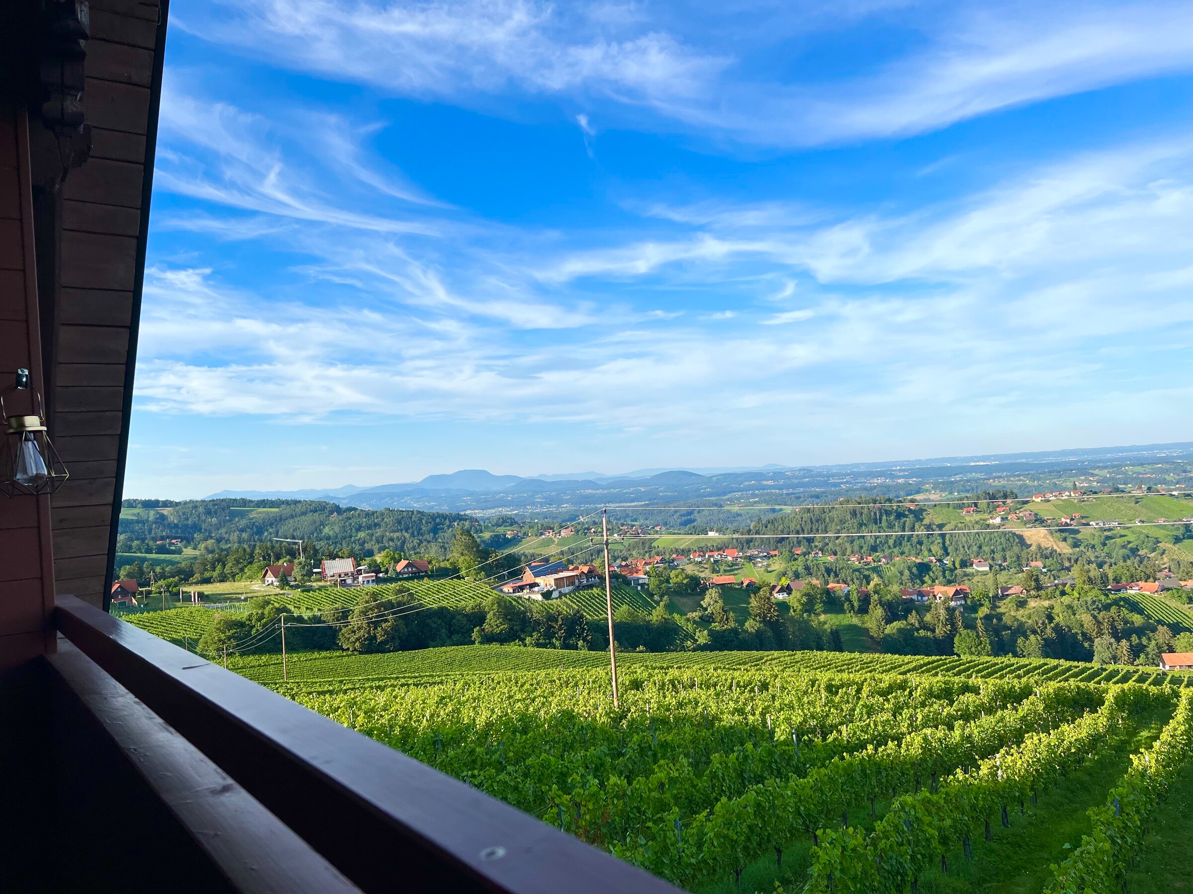 Balkon mit Aussicht