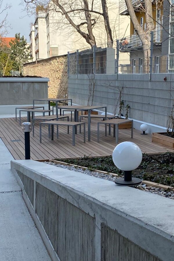 Courtyard chill-area