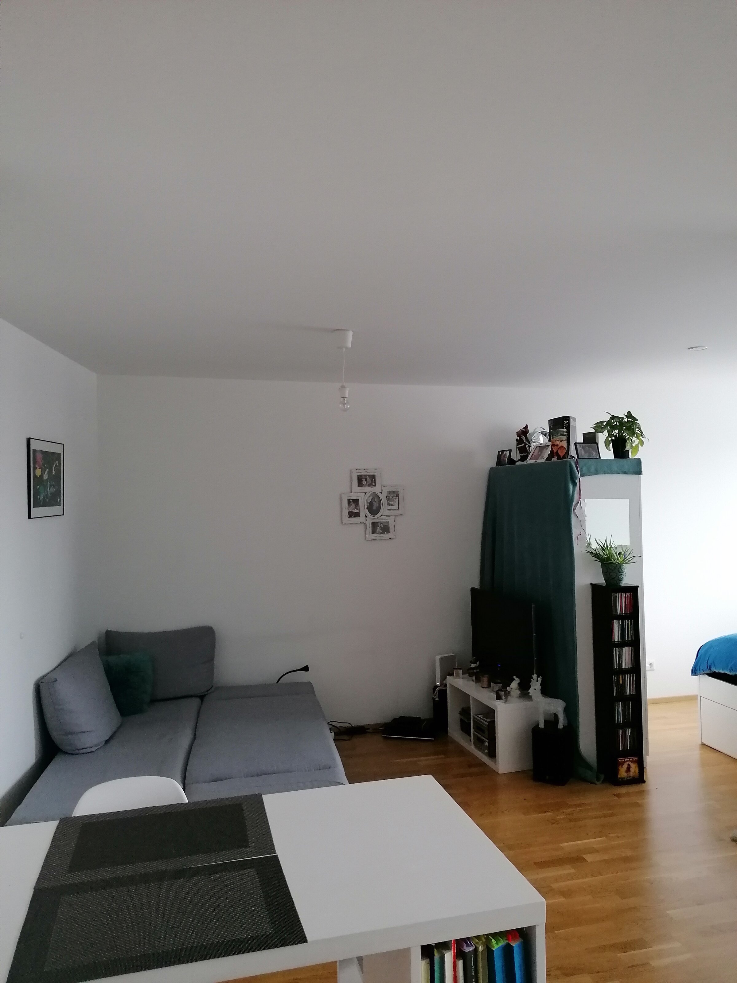 (Bettsofa ausgezogen)