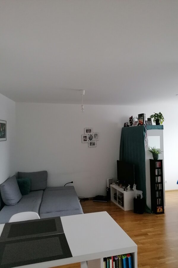 (Bettsofa ausgezogen)