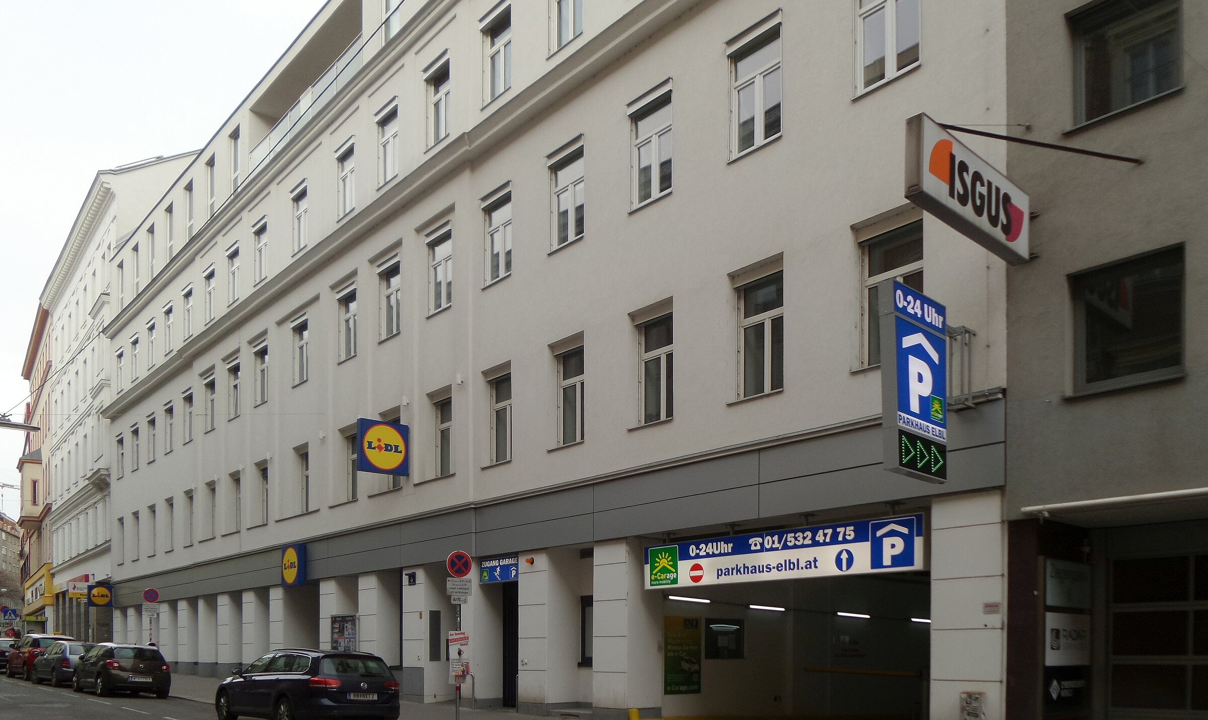 Haus in Außenansicht von der Zieglergasse