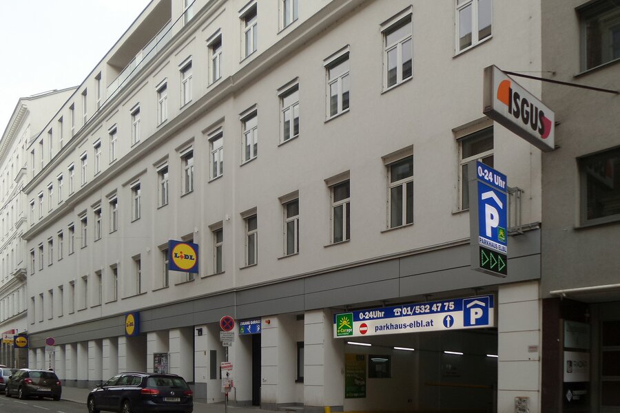 Haus in Außenansicht von der Zieglergasse