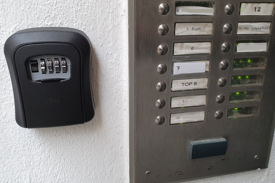 Bitte bei # 14 klingeln, außer Sie habe einen PIN bekommen.