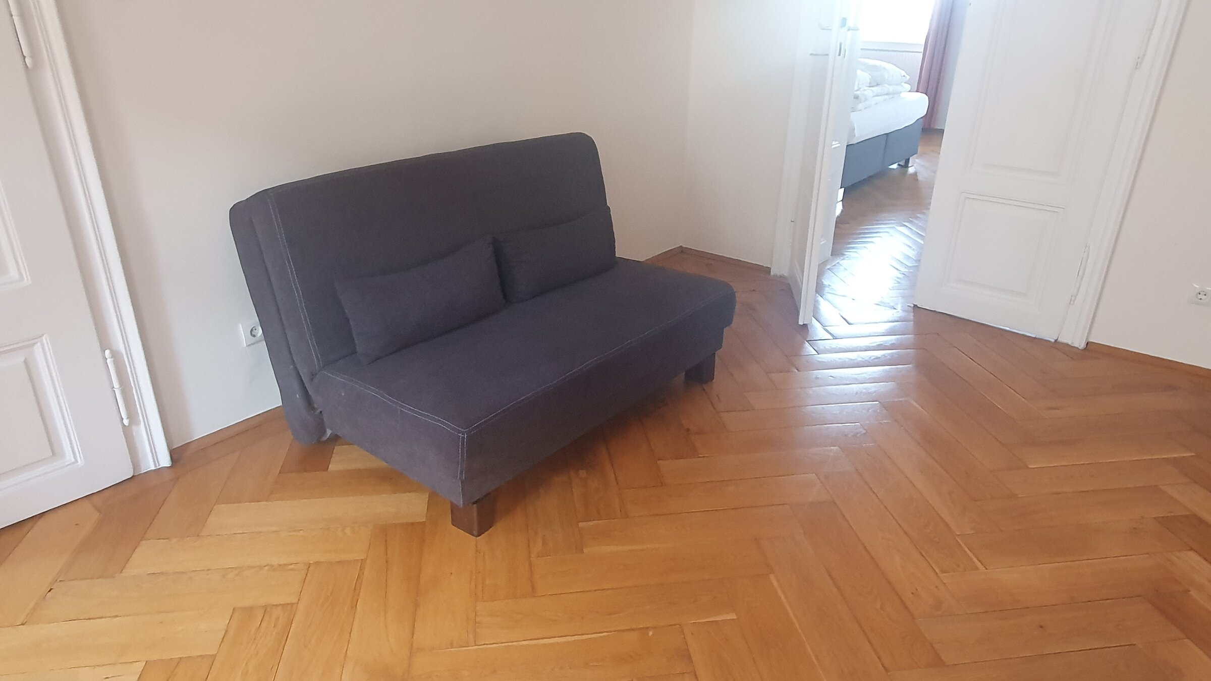 Bettcouch 140cm im 2. Schlafzimmer
