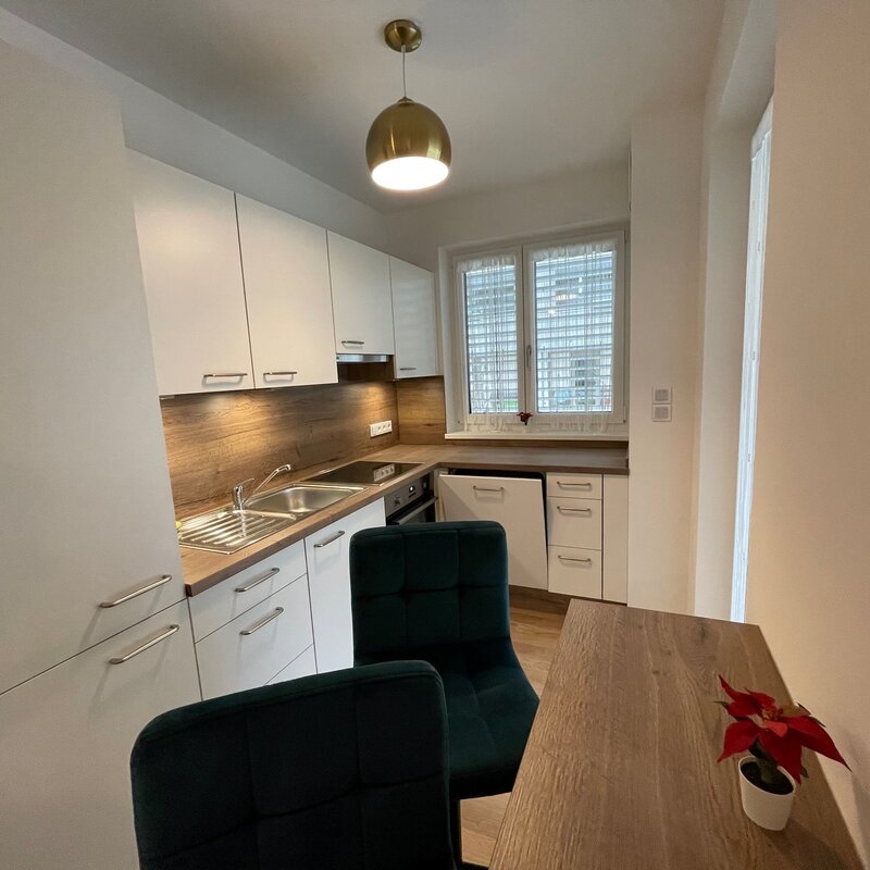 Küche mit Frühstückstheke