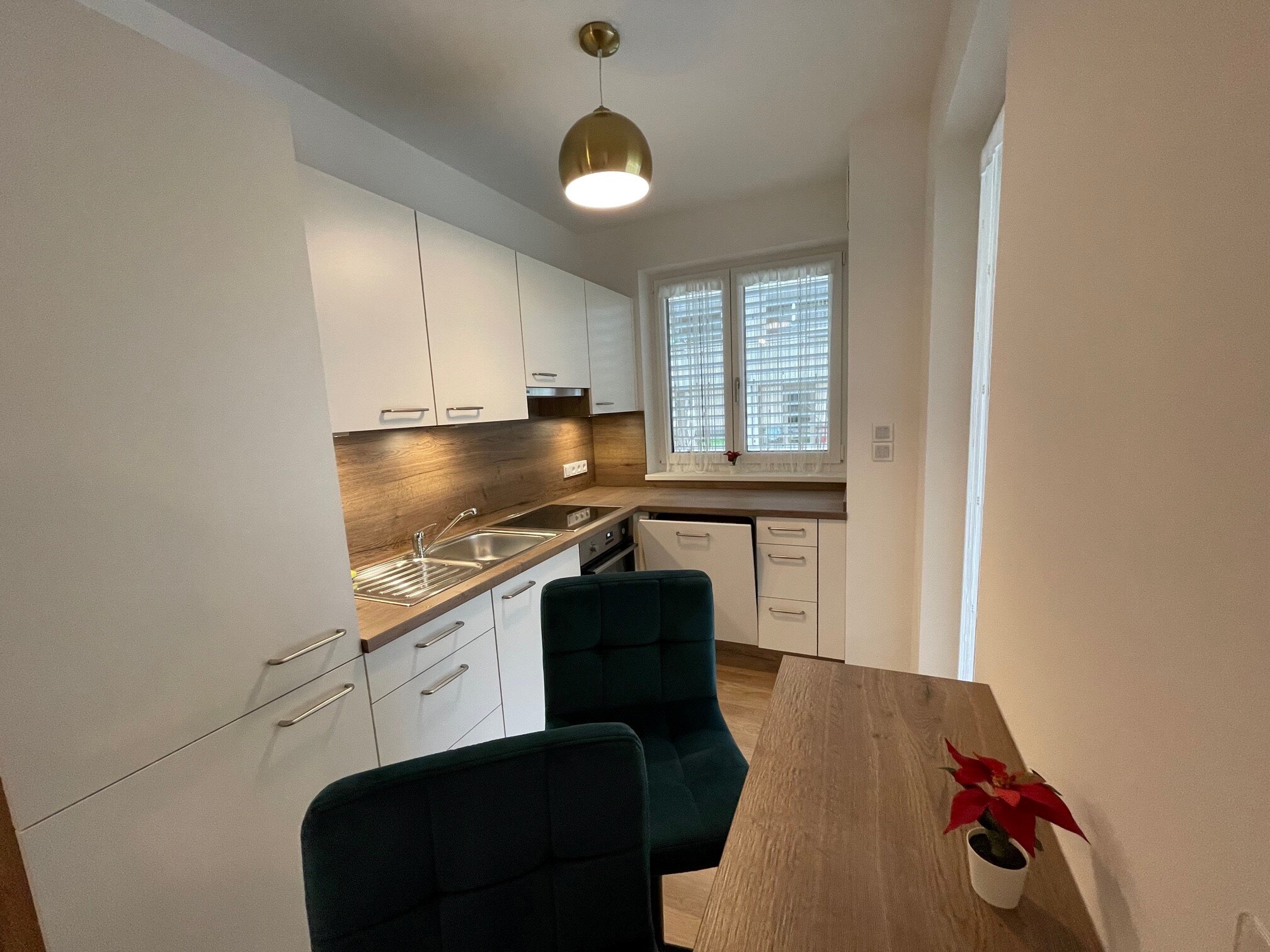 Küche mit Frühstückstheke