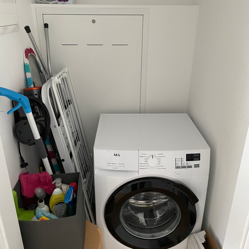 Waschmaschine und Trockner