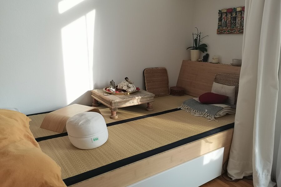 Schlafzimmer 1: Meditationsbereich