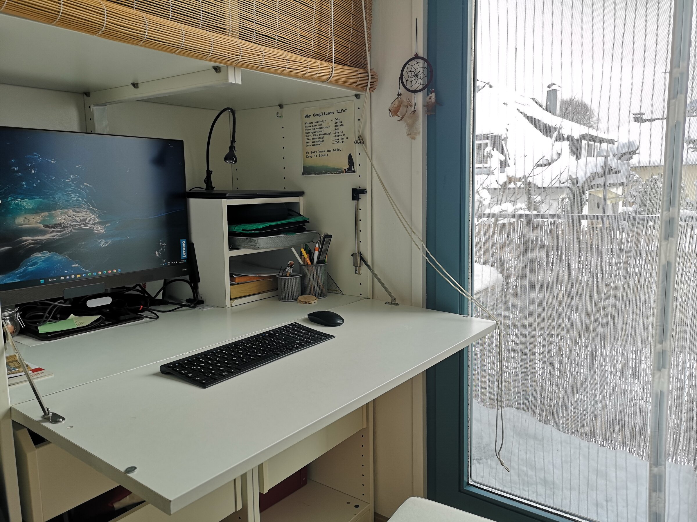 Schlafzimmer 2: Arbeitsbereich