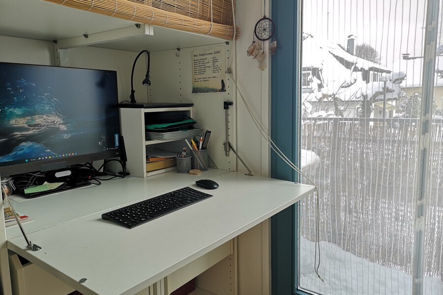 Schlafzimmer 2: Arbeitsbereich