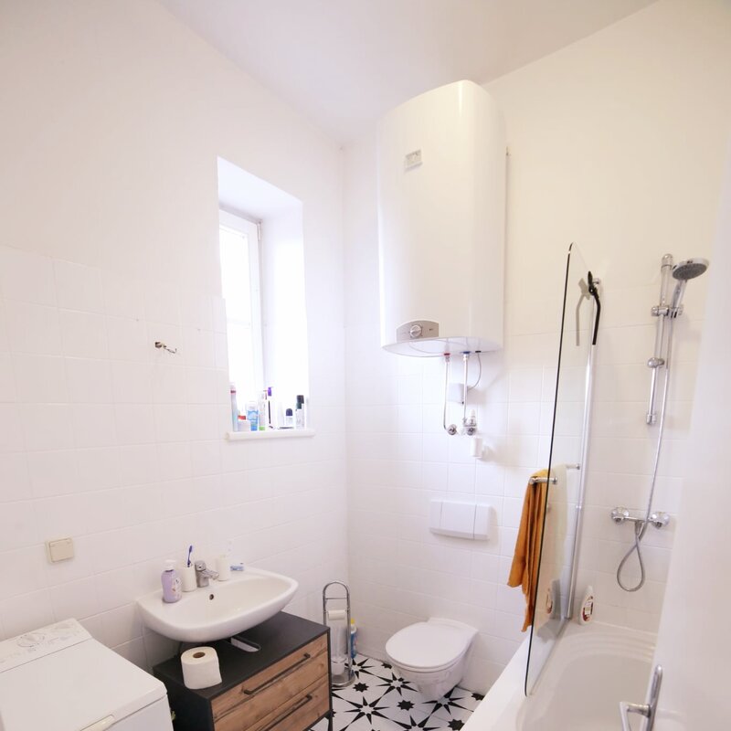 Badezimmer (während der Renovierung)